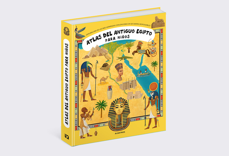 Atlas del antiguo Egipto para niños - Libros Albatros