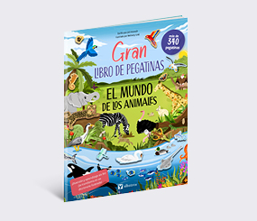 Gran libro de pegatinas: El mundo de los animales